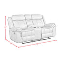 Sorrento - Motion Loveseat With Console