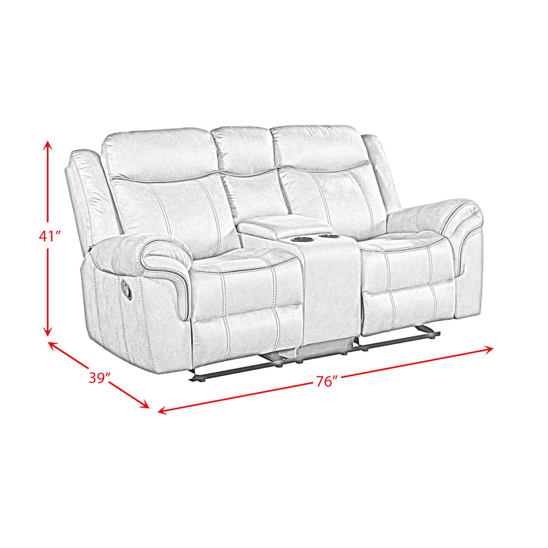 Sorrento - Motion Loveseat With Console