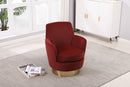 Teddy Swivel Barrel Chair, Swivel Accent Chairs Armchair For Living Room
