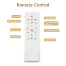 Modern Flush Mount Ceiling Fan With Led Light And Remote Control, 3 ABS Blades Noiseless Reversible Dc Motor For Patio Living Room - Matte Black