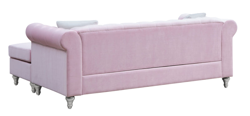 Raisa - G864B-SCH Sofa Chaise - Pink