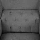 Upholstered Accent Chair Tufted Armchair For Living Room And Bedroom