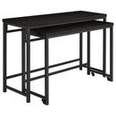 Hawes - 4 Piece Multipurpose Counter Height Table Set - Black