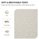 Swivel Accent Chair Wide Upholstered For Living Room