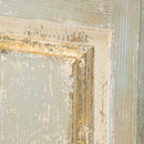 Large Wooden Rectangle Hanging Panel Decorative Wall Sculpture, Carved Wall Art - Beige