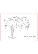 Waverly - Upholstered Tufted Ottoman Bench