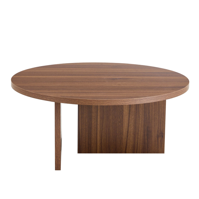 Versatile Round Coffee Table For Various Interior Styles