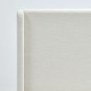 Carmen - Minimalist Upholstered Wingback Bed Frame With High Headboard