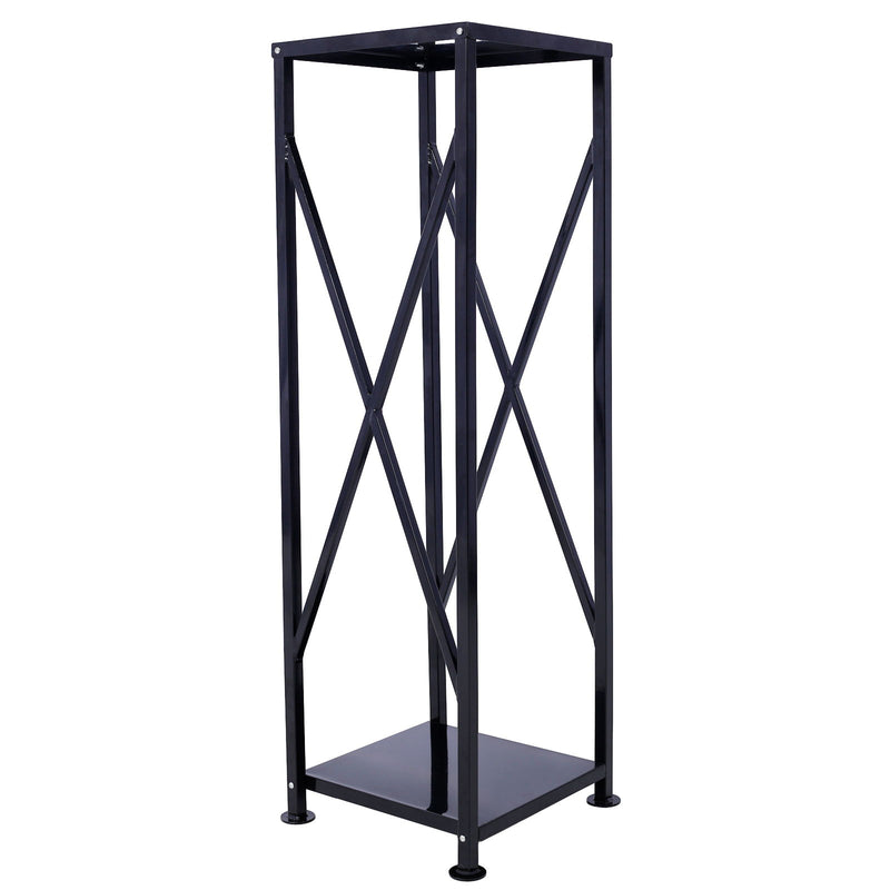 Decorative Firewood Storage Log Rack Holder For Outdoor Indoor Fireplace Fireplace Storage Log Rack Holder Wood Storage Logs Holder Fireside Holders - Black