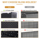 Outdoor Large Storage Box With Lockable Storage Containers