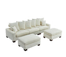 5 Seater Oversized Convertible L & U Shaped Couch
