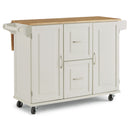 Blanche - Kitchen Cart - Solid Wood Top