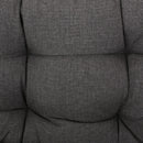 Arruda - Outdoor Wicker Porch Swing With Cushions