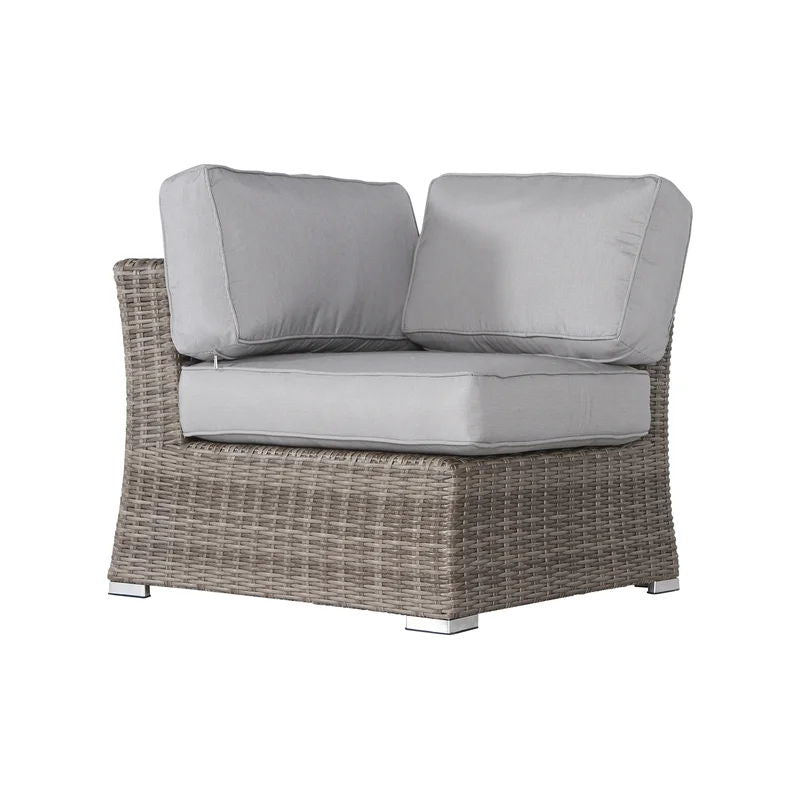 Outdoor Loveseat With Cushions - Gray Mix