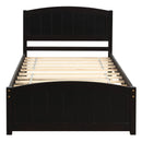 Platform Bed & Headboard, Footboard And Wood Slat Support