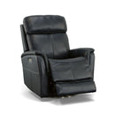 View - Power Swivel Recliner With Power Headrest