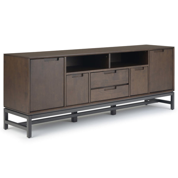 Banting - Mid Century 72" Wide TV Stand - Walnut Brown