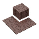 New Stone Texture Patio Deck Tiles, Diy Interlocking Floor Tiles, Easy Installation