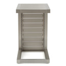 Aluminum Outdoor C - Shaped Side Table For Patio