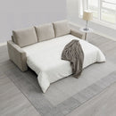 Leira - Sofa With Sleeper - Beige Linen