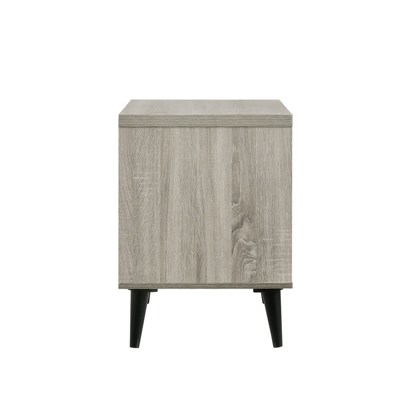 Ernesto - 2-Drawer Nightstand (3A Packing) - Gray