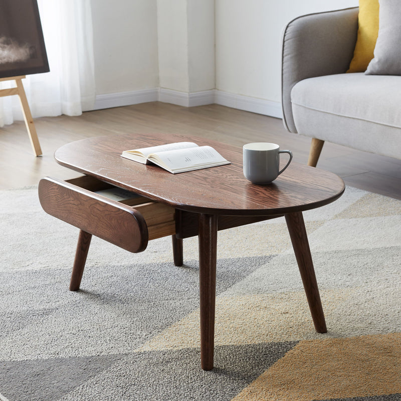 Capsule Centre Low Table With Drawers Coffee Table