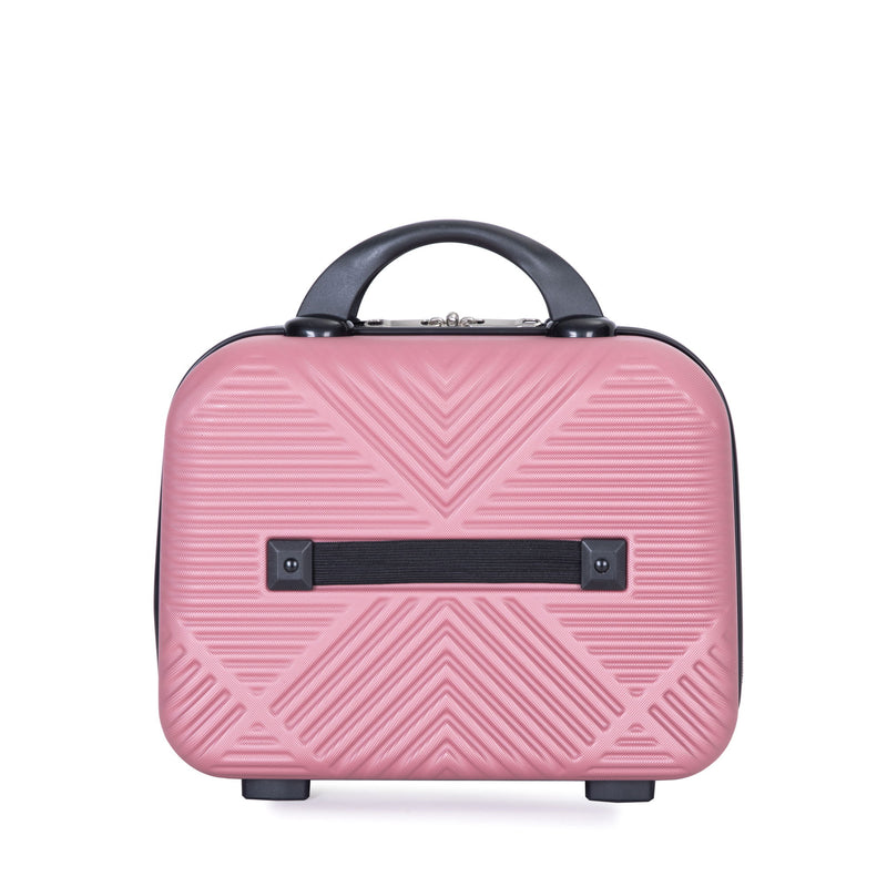 4 Piece Lightweight Suitcase, Makeup Box, Aircraft Wheels