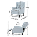 Tufted Arm Chair Recliner