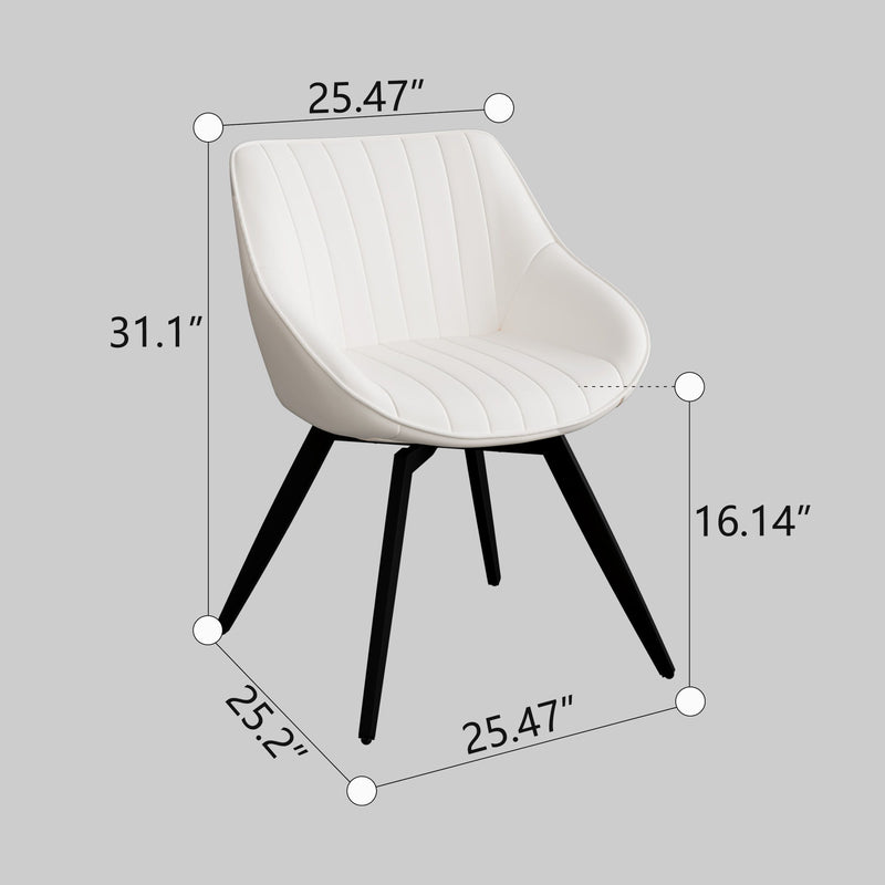 Medieval - Table And Dining Chair Set For Home Kitchen - White / Wood