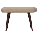 Boucle Nordic Bench - Honey Caramel