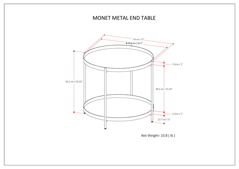 Monet - Handcrafted Table