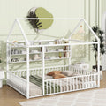 House Frame With Fence And Shelves