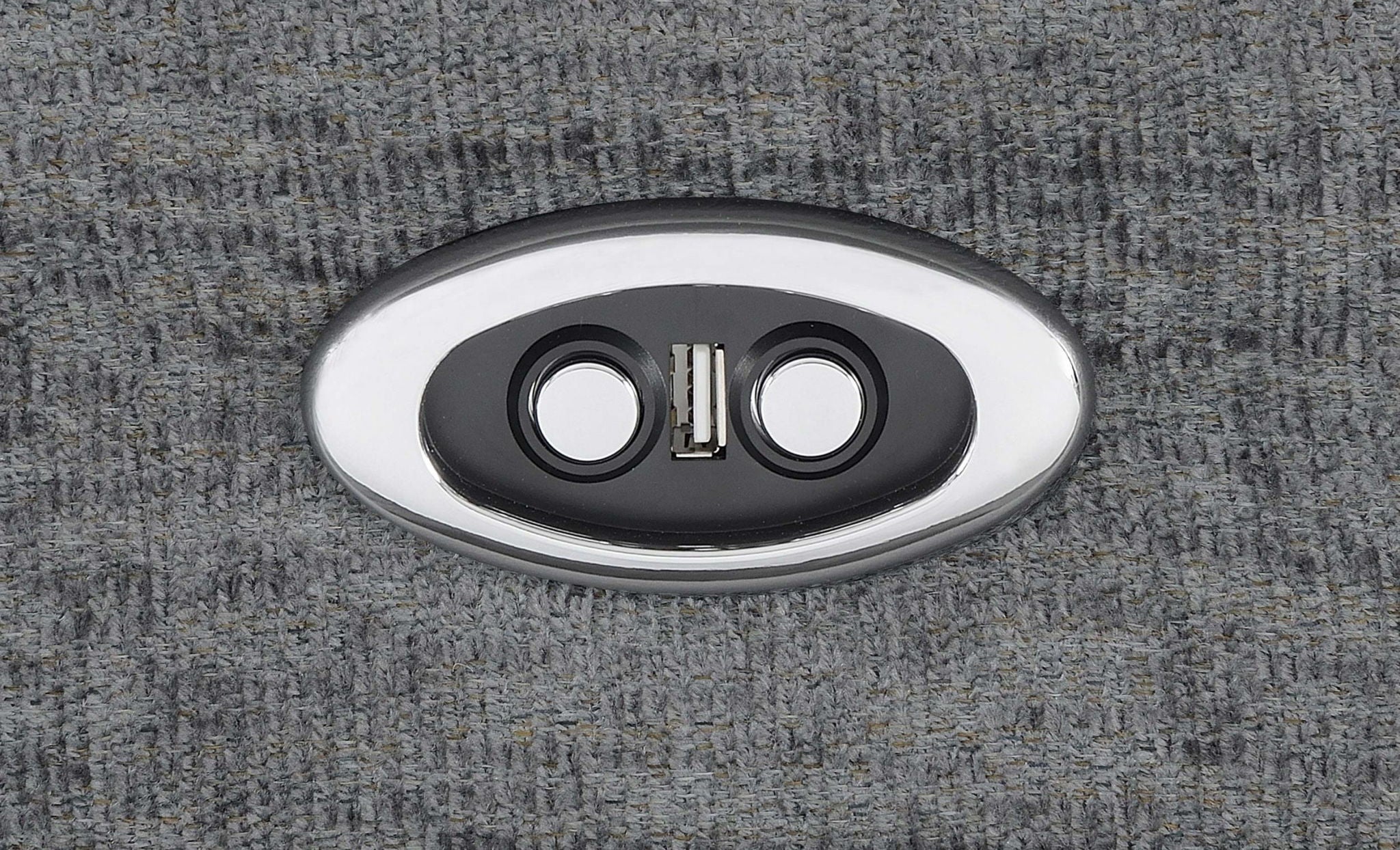 Bahrain Upholstered Power Sofa Charcoal