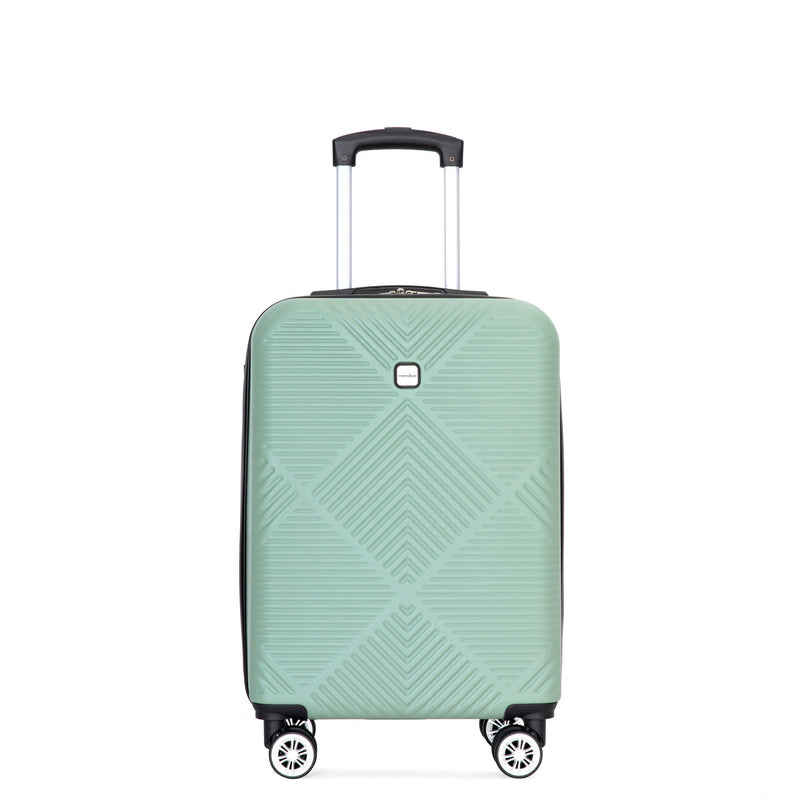 4 Piece Lightweight Suitcase, Makeup Box, Aircraft Wheels