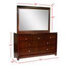 Louis Philippe - Panel Bed