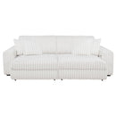 Jacana - Corduroy Upholstered Dual Power Chaise Sofa