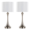 Lenuxe - Contemporary Table Lamp Built In USB Port (Set of 2)