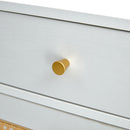 Modern Minimalist Rattan Shoe Cabinet, Elegant Storage Solution