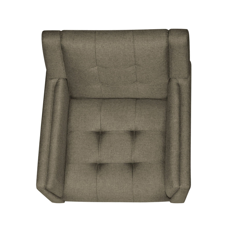 Luminaesque - Fabric Upholstered Armchair With Tufted Back