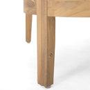 Outdoor Acacia Wood Patio Club Chair, Textilene Patio Furniture, Waterproof Thick Cushion Deep Seating For Porch, Garden, Backyard, Balcony, Weight Capacity 400Lbs, Light Teak - Beige