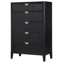 Brookmead - 5-Drawer Bedroom Chest - Black