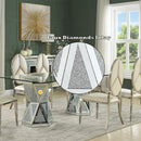 Noralie - Dining Table - Mirrored - Glass - Atlantic Fine Furniture Inc