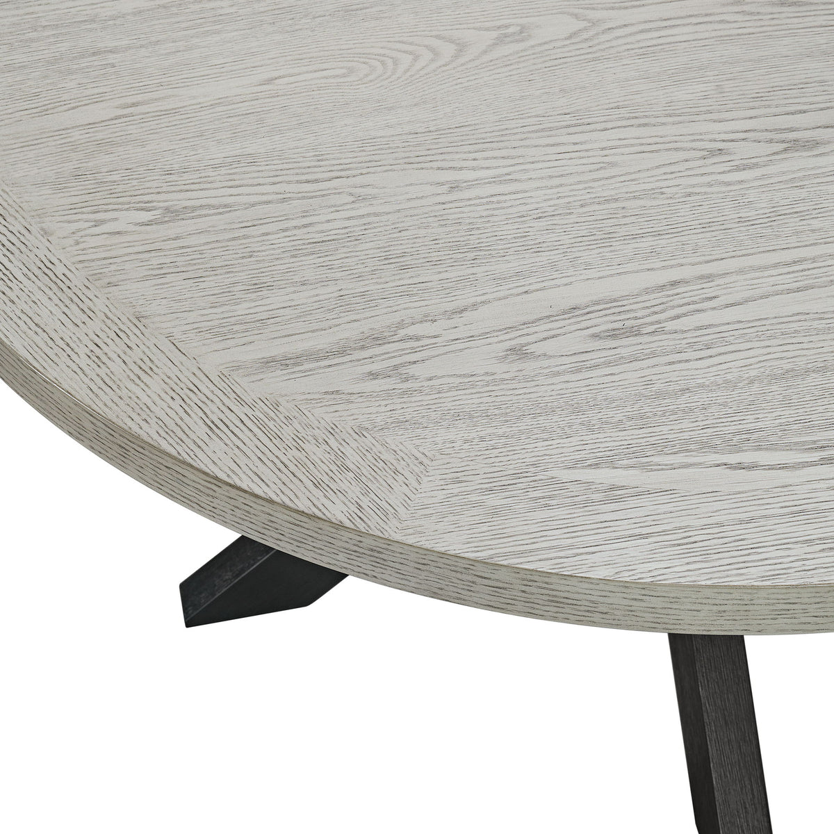 Axel 5 Piece Standard Height Dining Set (Round Table And Four Fabric Chairs) in Espresso / Light Gray by Elements International, view 14