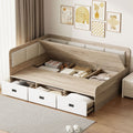 Daybed With 3 Drawers And 3 Storage Compartments