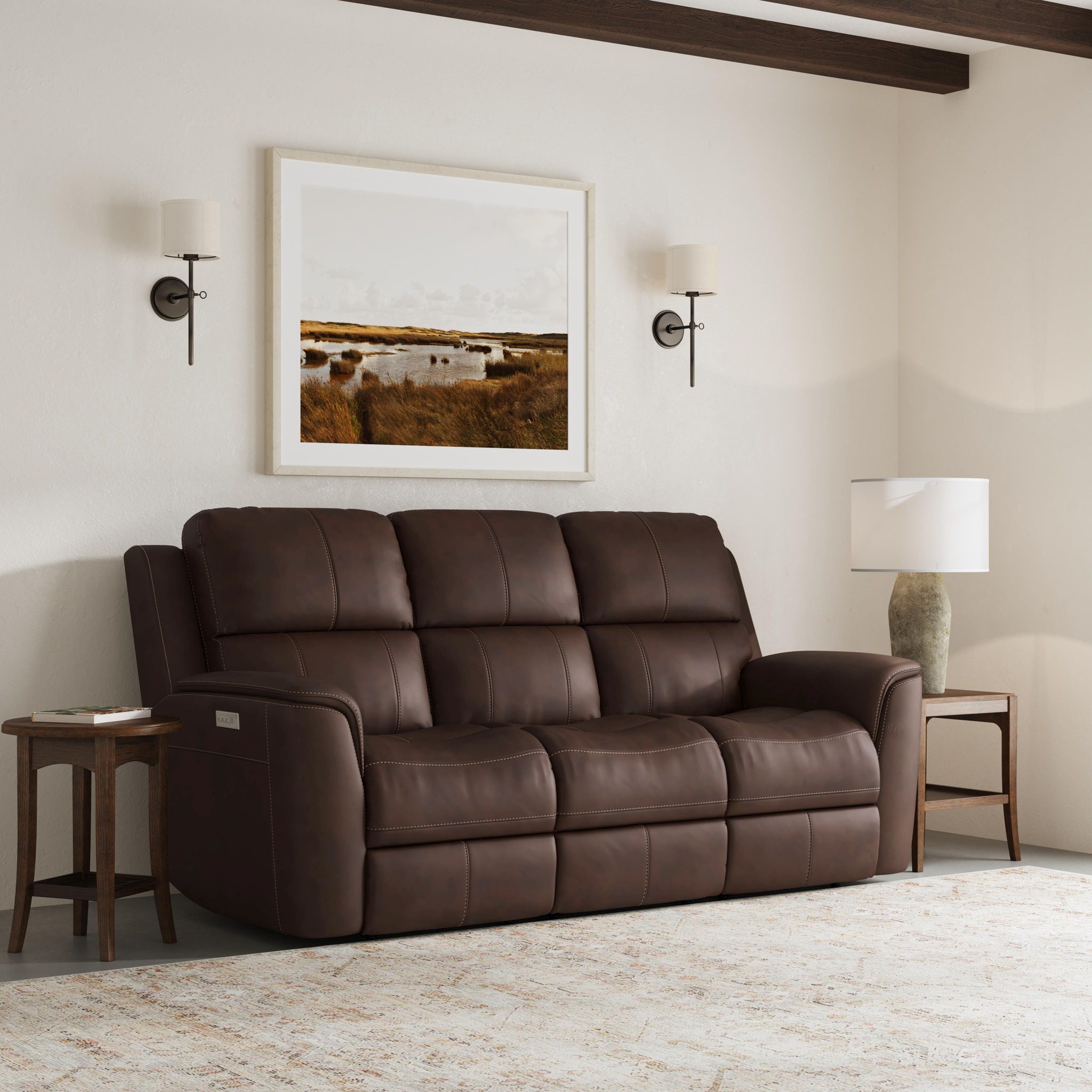 Henry - Power Reclining Sofa With Power Headrests & Lumbar