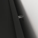 Modern Sideboard Buffet Cabinet With Red Doors And Unique Panel Styling