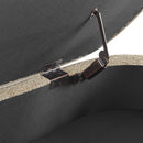 Modern Ottoman Oval Storage Bench With Rubber Wood Legs