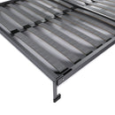 Queen Murphy Bed With Storage Cabinet - White