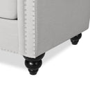 Chesterfield Style 3 Seater Sofa With Deep Button Tufting