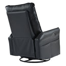 360° Modern Small Rocking Swivel Recliner Chair With Side Pocket